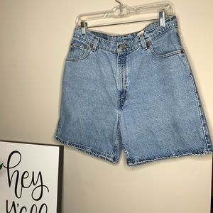 Vintage Levi’s High Waisted Jean Shorts
